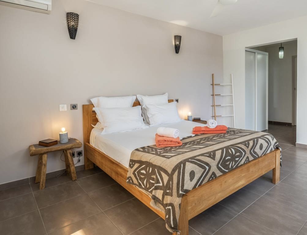 Trois chambres climatisées